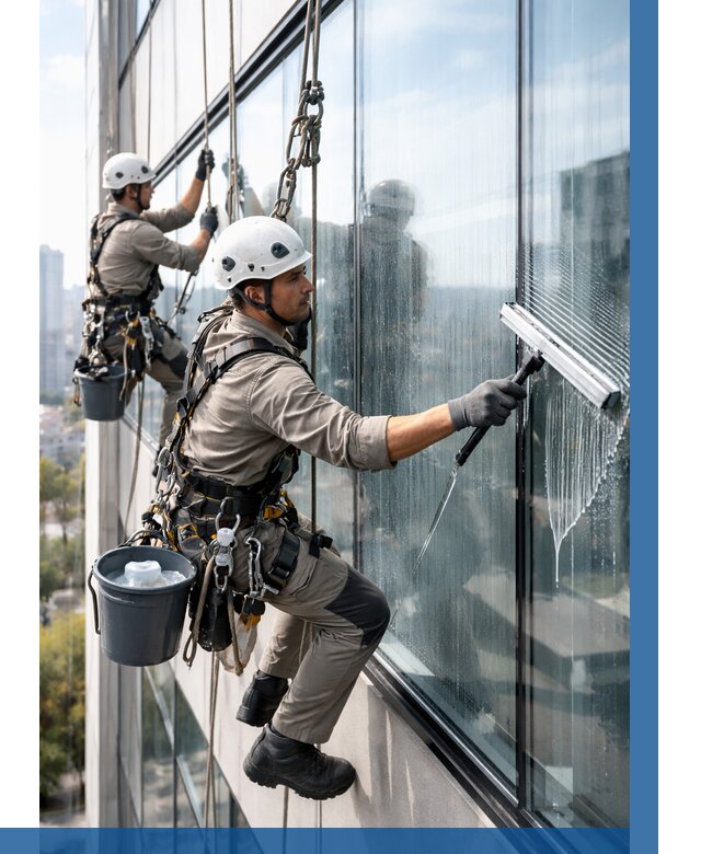 Мойка окон альпинистами в Шадринске от 4653 р. | ВЫСОТНИК-Шдр