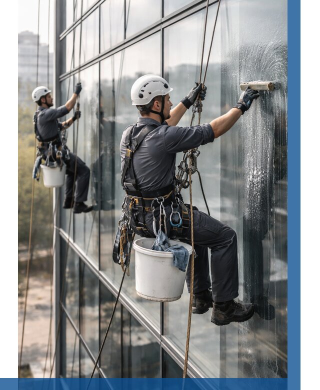 Мойка сплошного остекления в Шадринске, заказать от 310 р.| ВЫСОТНИК-Шдр