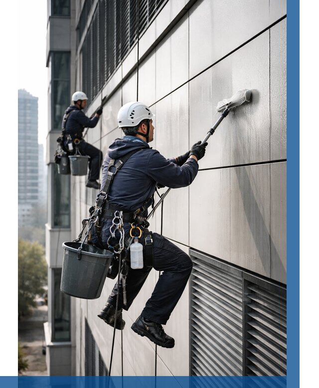 Мойка вентилируемого фасада в Шадринске от 259 р. | ВЫСОТНИК-Шдр