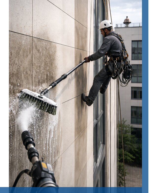 Мойка фасада из керамогранита в Шадринске от 310 р. | ВЫСОТНИК-Шдр