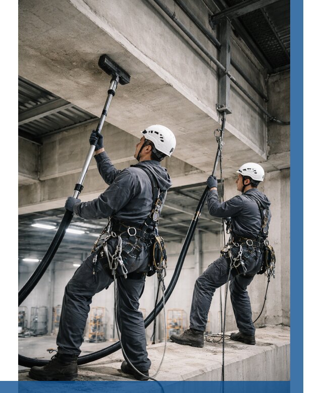 Обеспыливание потолочных конструкций в Шадринске от 259 р. |ВЫСОТНИК-Шдр