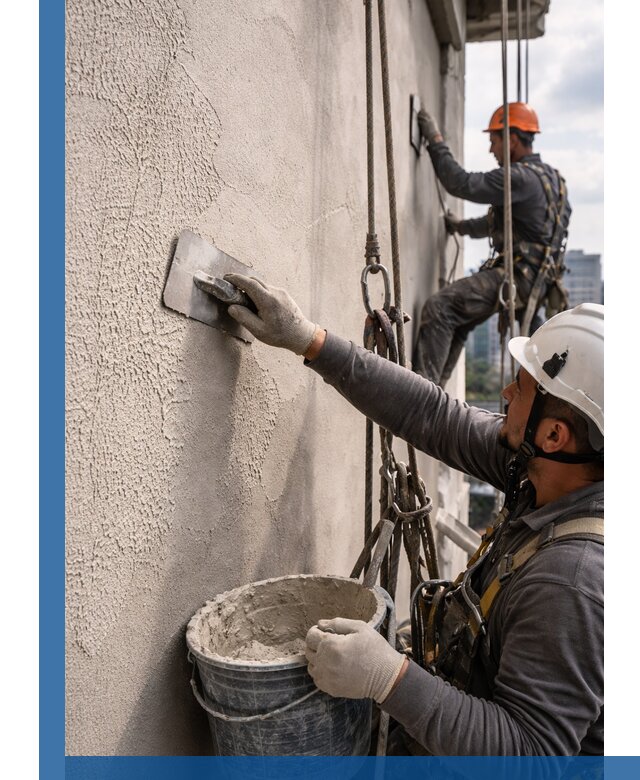 Декоративная штукатурка фасада с утеплением и защитой в Шадринске