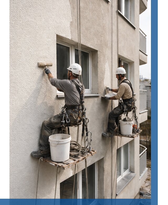 Нанесение короеда на фасад в Шадринске от 465 р. | ВЫСОТНИК-Шдр