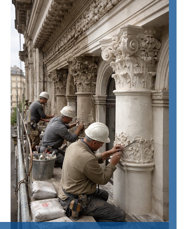 Реставрация фасадной лепнины в Шадринске от 2585 р. | ВЫСОТНИК-Шдр