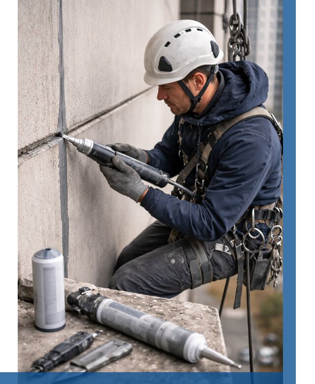 Вторичная герметизация швов в Шадринске от 465 р. | ВЫСОТНИК-Шдр