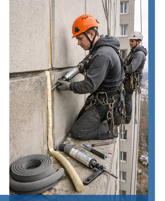 Теплый шов межпанельные швы в Шадринске от 724 р. | ВЫСОТНИК-Шдр