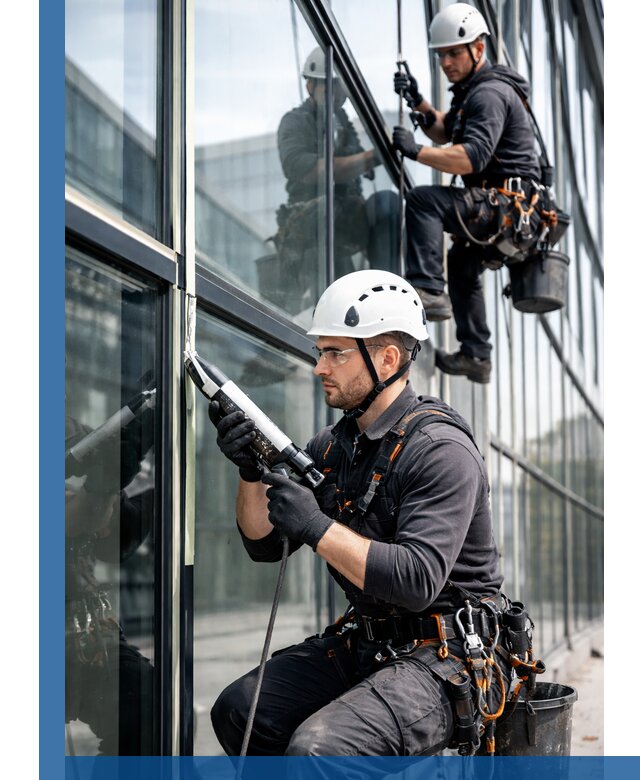 Герметизация витражных швов в Шадринске для зданий и фасадов