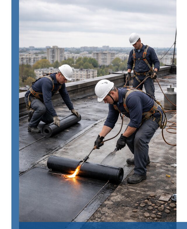 Ремонт наплавляемой кровли в Шадринске качественно и надежно