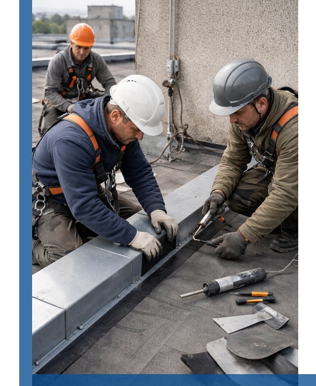 Ремонт кровельных примыканий в Шадринске профессионально