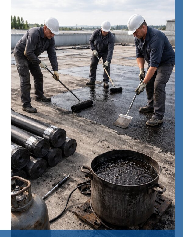 Гидроизоляция кровли мастикой в Шадринске от 620 р. | ВЫСОТНИК-Шдр