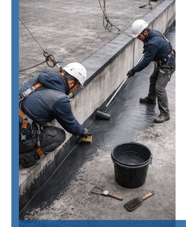 Гидроизоляция кровли жидкой резиной профессионально в Шадринске