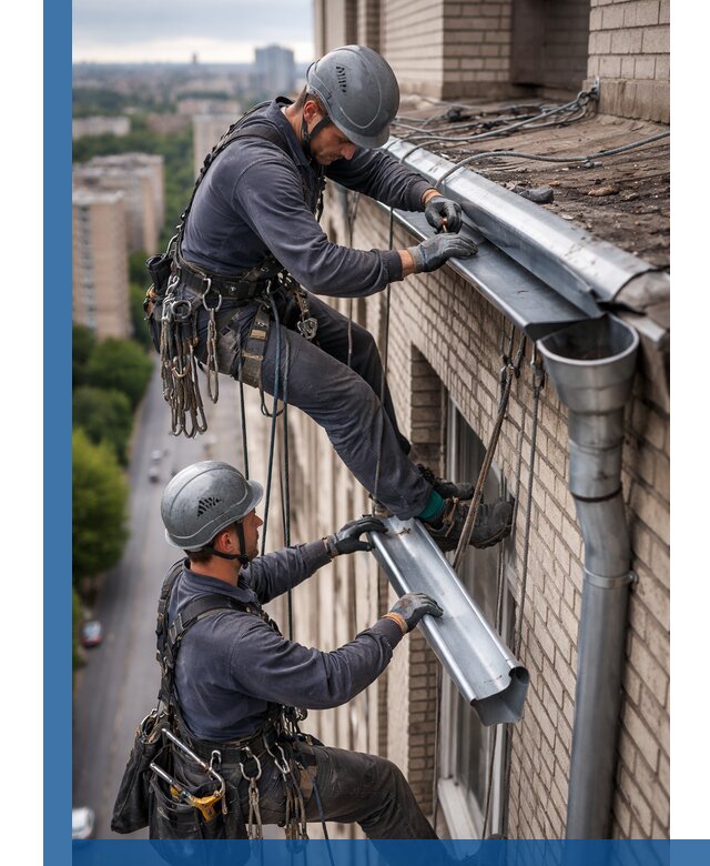 Ремонт водосточных желобов в Шадринске, быстро и качественно