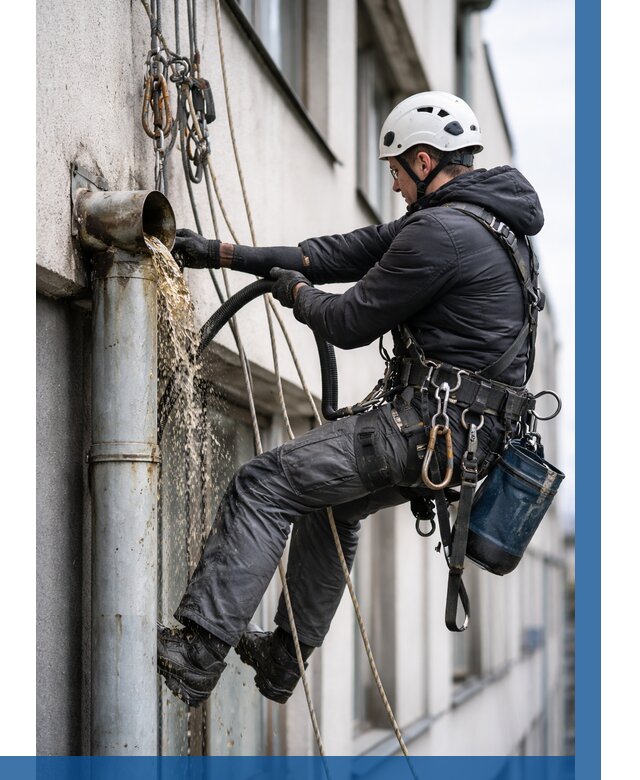 Прочистка водосточных труб в Шадринске от 3619 р. | ВЫСОТНИК-Шдр