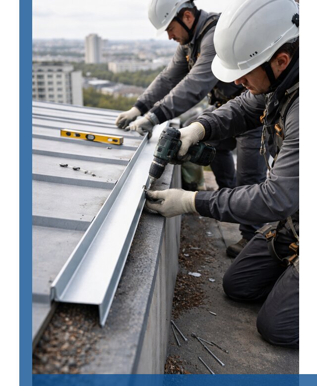 Монтаж капельника на кровле в Шадринске с гарантией качества