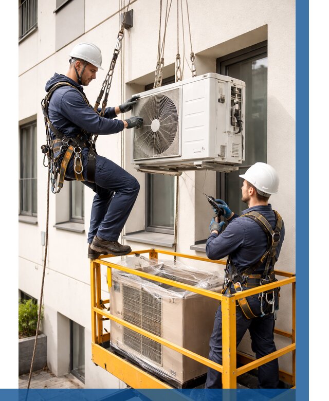 Демонтаж внешнего блока кондиционера в Шадринске от 3619 р. | ВЫСОТНИК-Шдр