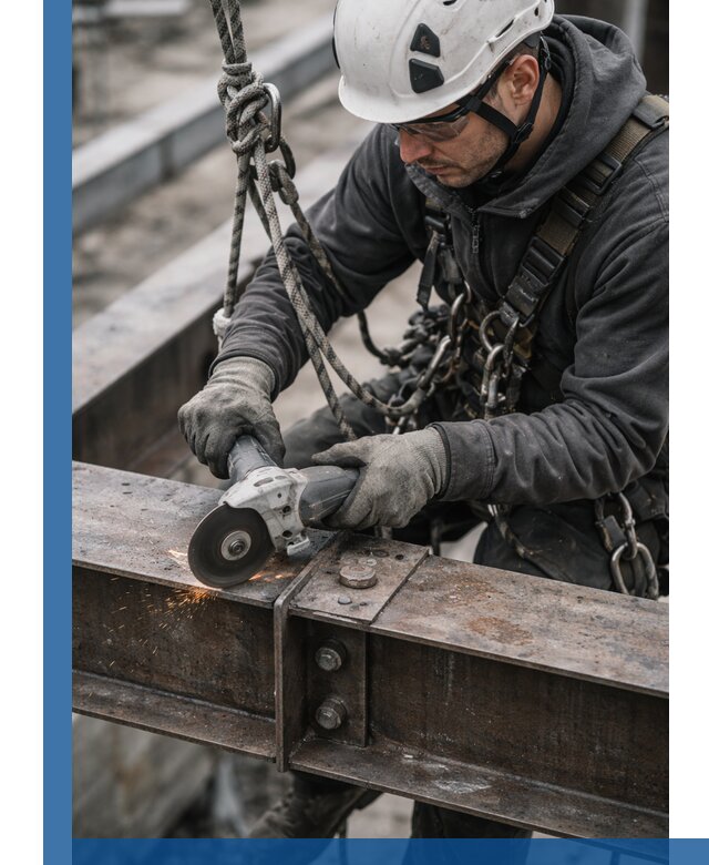 Резка металла на высоте в Шадринске для зданий и конструкций