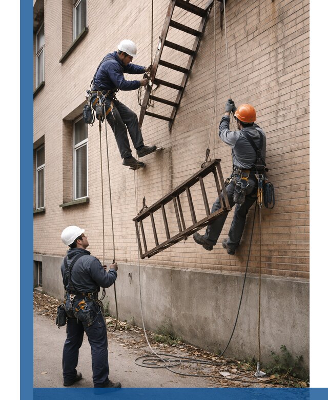 Демонтаж пожарной лестницы в Шадринске быстро и безопасно