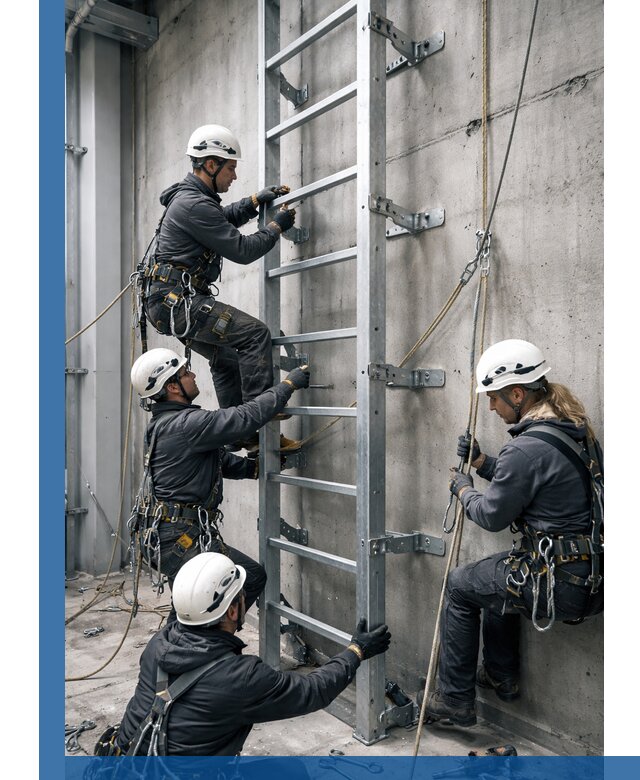 Монтаж металлических лестниц в Шадринске под ключ со гарантией