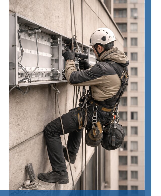 Ремонт вывески на высоте в Шадринске от 4653 р. | ВЫСОТНИК-Шдр