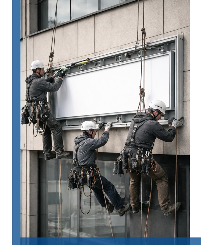 Профессиональный монтаж светового короба под ключ в Шадринске