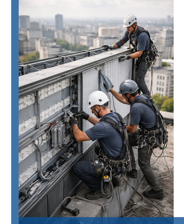 Профессиональное обслуживание крышной рекламы в Шадринске под ключ