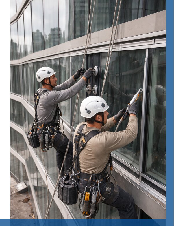 Радиусное остекление фасада в Шадринске от 12409 р. | ВЫСОТНИК-Шдр