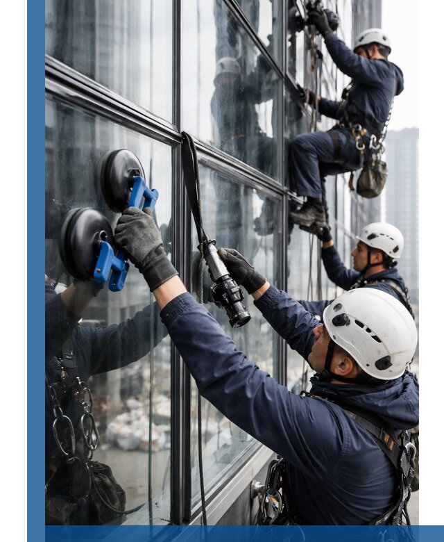 Радиусное остекление фасадов под ключ в Шадринске с гарантиями