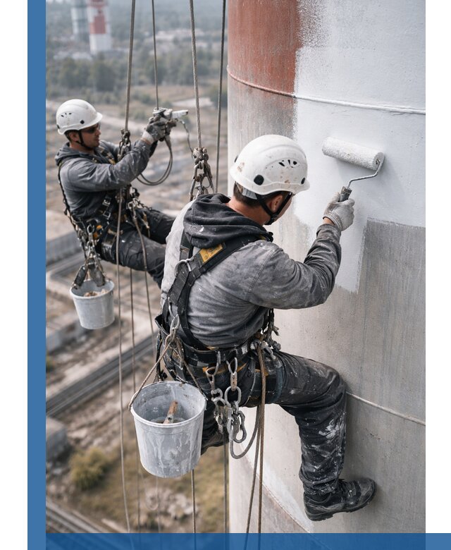 Покраска дымовых труб в Шадринске: антикоррозийная защита и восстановление