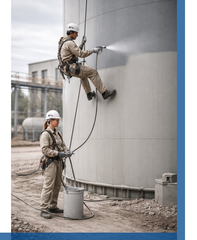 Покраска резервуаров в Шадринске от 1241 р. | ВЫСОТНИК-Шдр — заказать