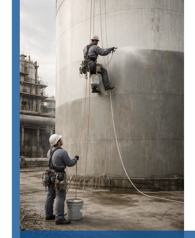 Покраска стальных резервуаров и емкостей в Шадринске профессионально