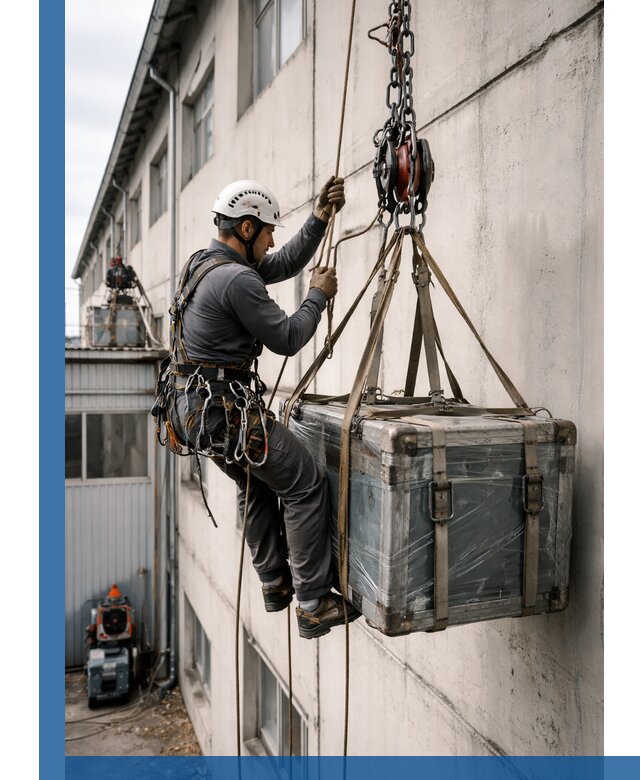 Подъем грузов на высоту в Шадринске для промышленных объектов