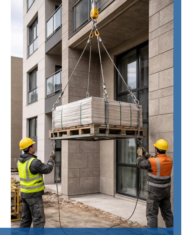 Подъем керамогранита на этаж в Шадринске от 3619 р. | ВЫСОТНИК-Шдр