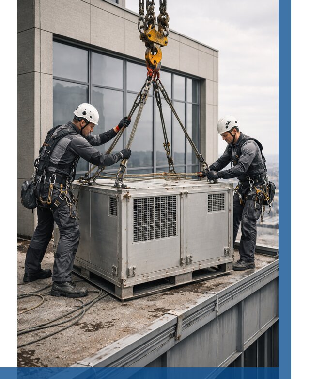 Такелажные работы на высоте в Шадринске от 8273 р. | ВЫСОТНИК-Шдр