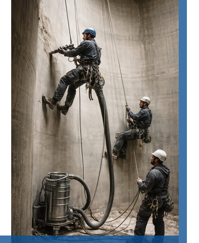 Зачистка силосов в Шадринске от 4653 р. Договор и смета ВЫСОТНИК-Шдр