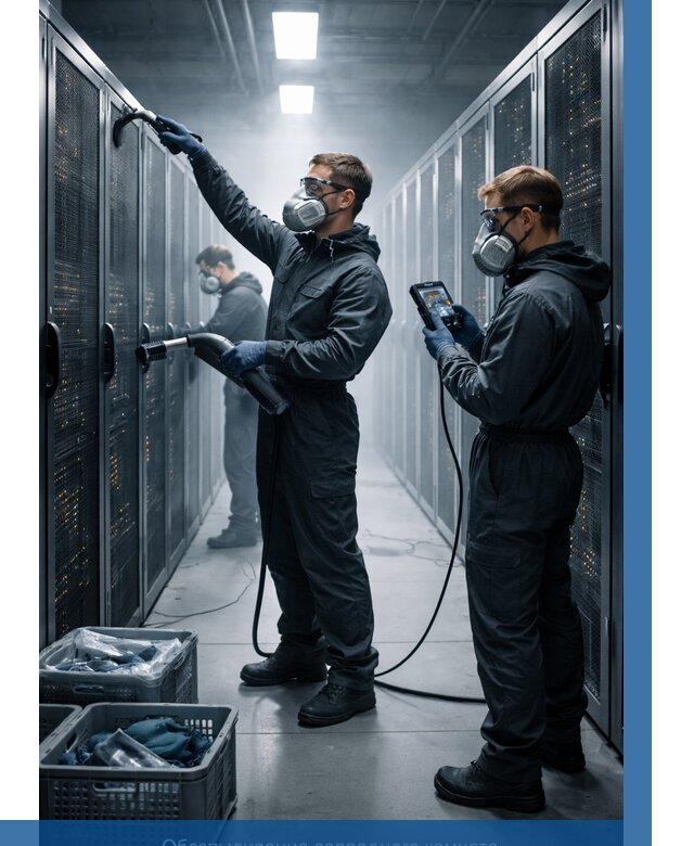 Обеспыливание серверной комнаты в Шадринске от 4653 р. | ВЫСОТНИК-Шдр