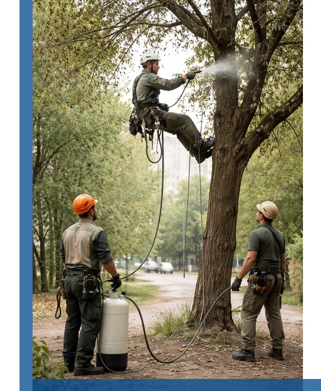 Обработка деревьев от вредителей в Шадринске профессиональная защита