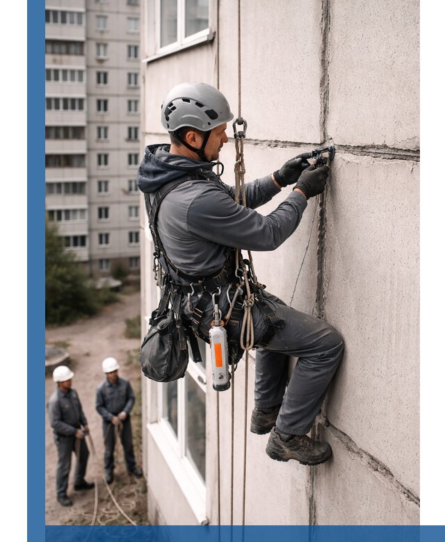 Обследование межпанельных швов и герметизация в Шадринске