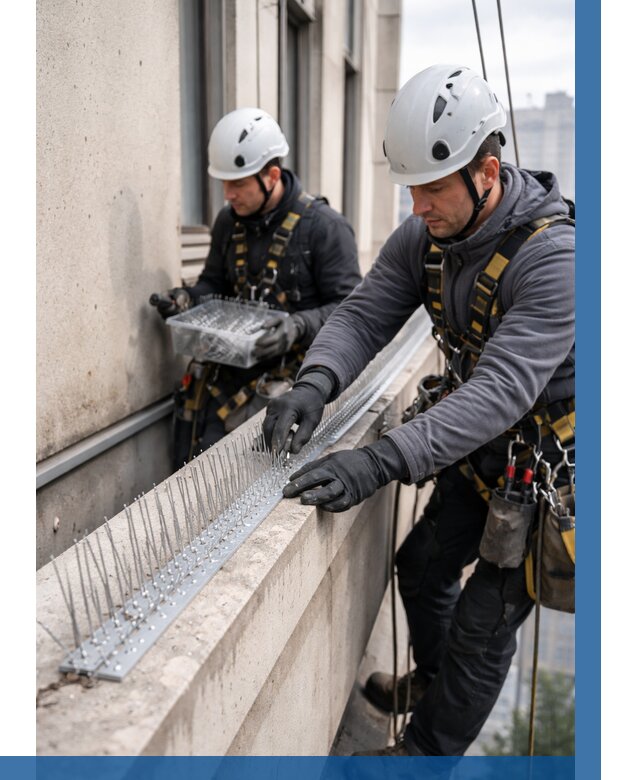 Установка шипов от птиц в Шадринске от 879 р. | ВЫСОТНИК-Шдр