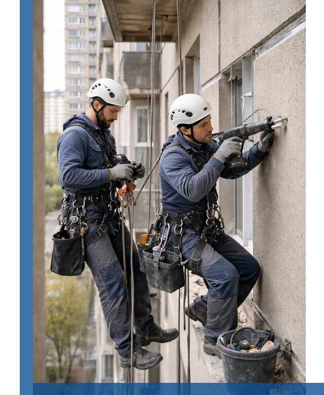 Промышленные альпинисты высотные работы и монтаж в Шадринске